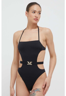 Max Mara Beachwear Цял бански Max Mara в черно с леко подплатена чашка - Pepit.bg