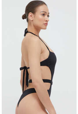 Max Mara Beachwear Цял бански Max Mara в черно с леко подплатена чашка - Pepit.bg