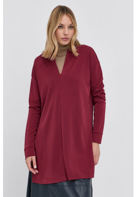 Max Mara Leisure Блуза в лилаво с изчистен дизайн - Pepit.bg