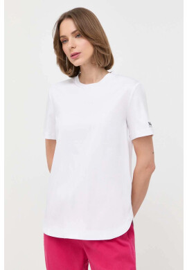 Max Mara Leisure Тениска в бяло - Pepit.bg