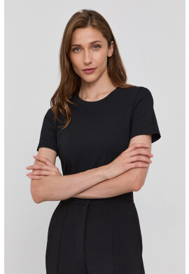 Max Mara Leisure Тениска дамски в черно - Pepit.bg