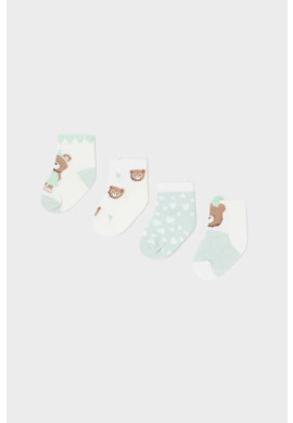 Mayoral Newborn Бебешки чорапи (4 броя) в зелено - Pepit.bg