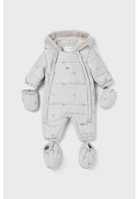 Mayoral Newborn Бебешки гащеризон в сиво - Pepit.bg