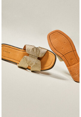 Medicine Чехли в златисто - Pepit.bg