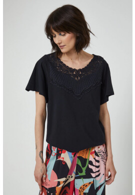 Medicine Памучна тениска в черно - Pepit.bg
