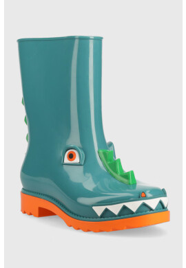 Melissa Детски гумени ботуши Rain Boot + Fabula Inf в тюркоазено - Pepit.bg