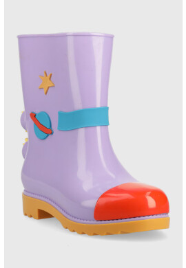 Melissa Детски гумени ботуши Rain Boot + Fabula Inf в лилаво - Pepit.bg