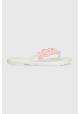 Melissa Джапанки FLIP FLOP SPRING AD в бяло с равна подметка M.33715.AL237 - Pepit.bg