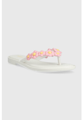 Melissa Джапанки FLIP FLOP SPRING AD в бяло с равна подметка M.33715.AL237 - Pepit.bg