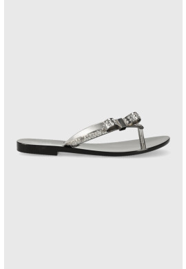 Melissa Джапанки HARMONIC CHROME VII AD в сребристо с равна подметка M.33254.53891 - Pepit.bg