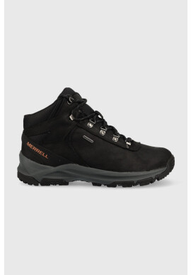 Merrell Обувки Erie Mid Leather Waterproof в черно - Pepit.bg