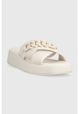 Mexx Чехли Lexi в бяло с платформа MXBN008201W - Pepit.bg