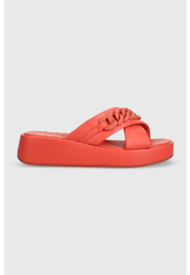 Mexx Чехли Lexi в зелено с платформа MXBN008203W - Pepit.bg
