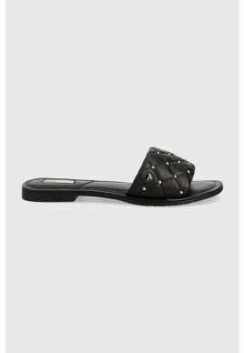 Mexx Кожени чехли Sandal Jewel в черно - Pepit.bg