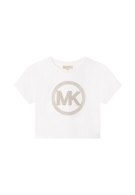 Michael Kors Детска тениска в бяло - Pepit.bg