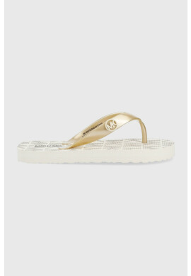 Michael Kors Детски джапанки в златисто - Pepit.bg