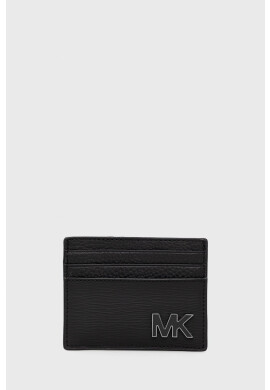 Michael Kors Кожен калъф за карти мъжки в черно - Pepit.bg