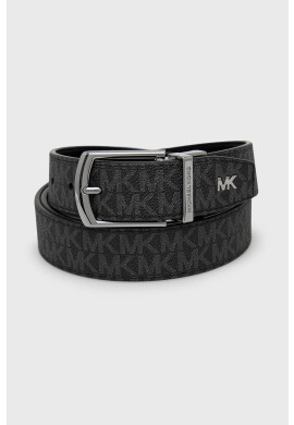 Michael Kors Кожен колан с две лица мъжки в черно - Pepit.bg