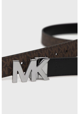 Michael Kors Кожен колан с две лица мъжки в черно - Pepit.bg