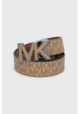 Michael Kors Кожен колан с две лица мъжки в кафяво - Pepit.bg