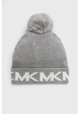 Michael Kors Шапка в сиво с фина плетка - Pepit.bg