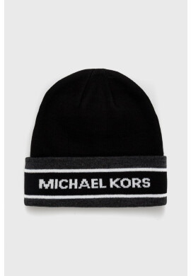 Michael Kors Шапка в черно с фина плетка - Pepit.bg