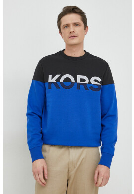 Michael Kors Суичър в синьо с десен - Pepit.bg