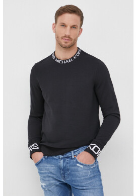 Michael Kors Суичър мъжка в черно с апликация - Pepit.bg