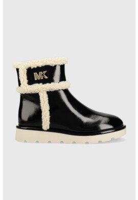 MICHAEL Michael Kors Боти Marly в черно с равна подметка с изолация - Pepit.bg