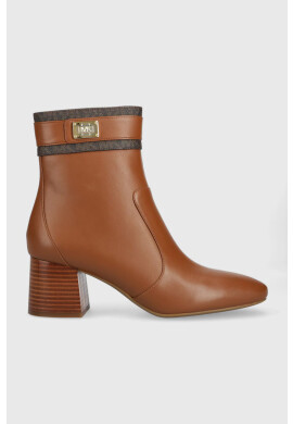 MICHAEL Michael Kors Боти Padma в кафяво с висок ток - Pepit.bg