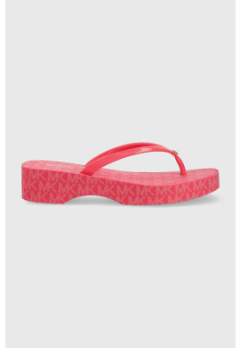 MICHAEL Michael Kors Джапанки Lilo в розово с платформа 40S3KIFA1Q - Pepit.bg