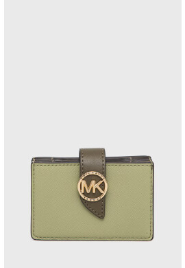 MICHAEL Michael Kors Кожен калъф за карти дамски в зелено - Pepit.bg