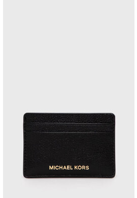 MICHAEL Michael Kors Кожен калъф за карти дамски в черно - Pepit.bg