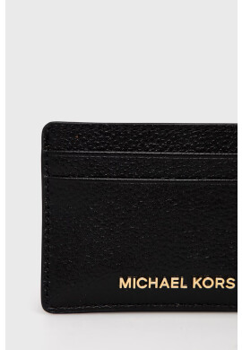 MICHAEL Michael Kors Кожен калъф за карти дамски в черно - Pepit.bg