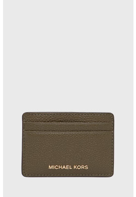 MICHAEL Michael Kors Кожен калъф за карти дамски в зелено - Pepit.bg