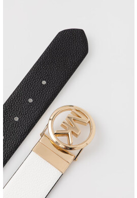MICHAEL Michael Kors Кожен колан с две лица дамски в бяло - Pepit.bg