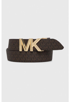 MICHAEL Michael Kors Кожен колан с две лица дамски в кафяво - Pepit.bg