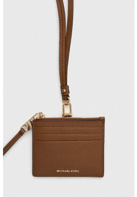MICHAEL Michael Kors Кожен портфейл дамски в кафяво - Pepit.bg