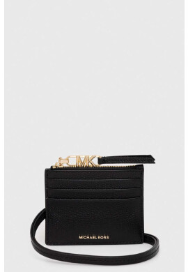MICHAEL Michael Kors Кожен портфейл дамски в черно - Pepit.bg