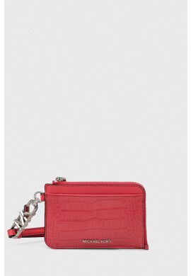 MICHAEL Michael Kors Кожен портфейл дамски в розово - Pepit.bg