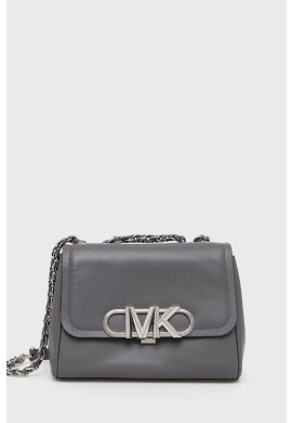 MICHAEL Michael Kors Кожена чанта в сиво - Pepit.bg