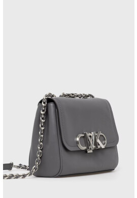 MICHAEL Michael Kors Кожена чанта в сиво - Pepit.bg