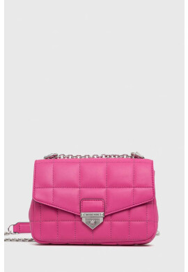 MICHAEL Michael Kors Кожена чанта в розово - Pepit.bg