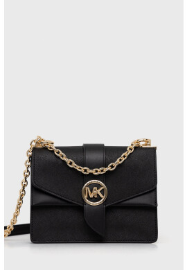 MICHAEL Michael Kors Кожена чанта в черно - Pepit.bg