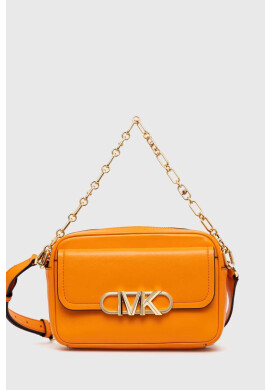 MICHAEL Michael Kors Кожена чанта в оранжево - Pepit.bg