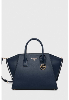 MICHAEL Michael Kors Кожена чанта в тъмносиньо - Pepit.bg