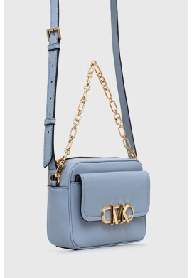 MICHAEL Michael Kors Кожена чанта в синьо - Pepit.bg