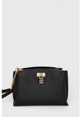 MICHAEL Michael Kors Кожена чанта в черно - Pepit.bg