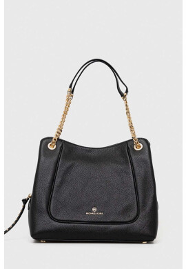 MICHAEL Michael Kors Кожена чанта в черно - Pepit.bg