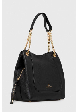 MICHAEL Michael Kors Кожена чанта в черно - Pepit.bg